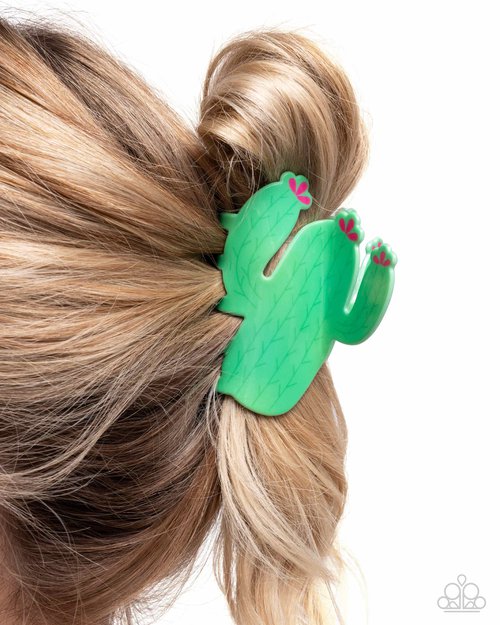 Cactus Clip - Paparazzi Hair Accessories Image
