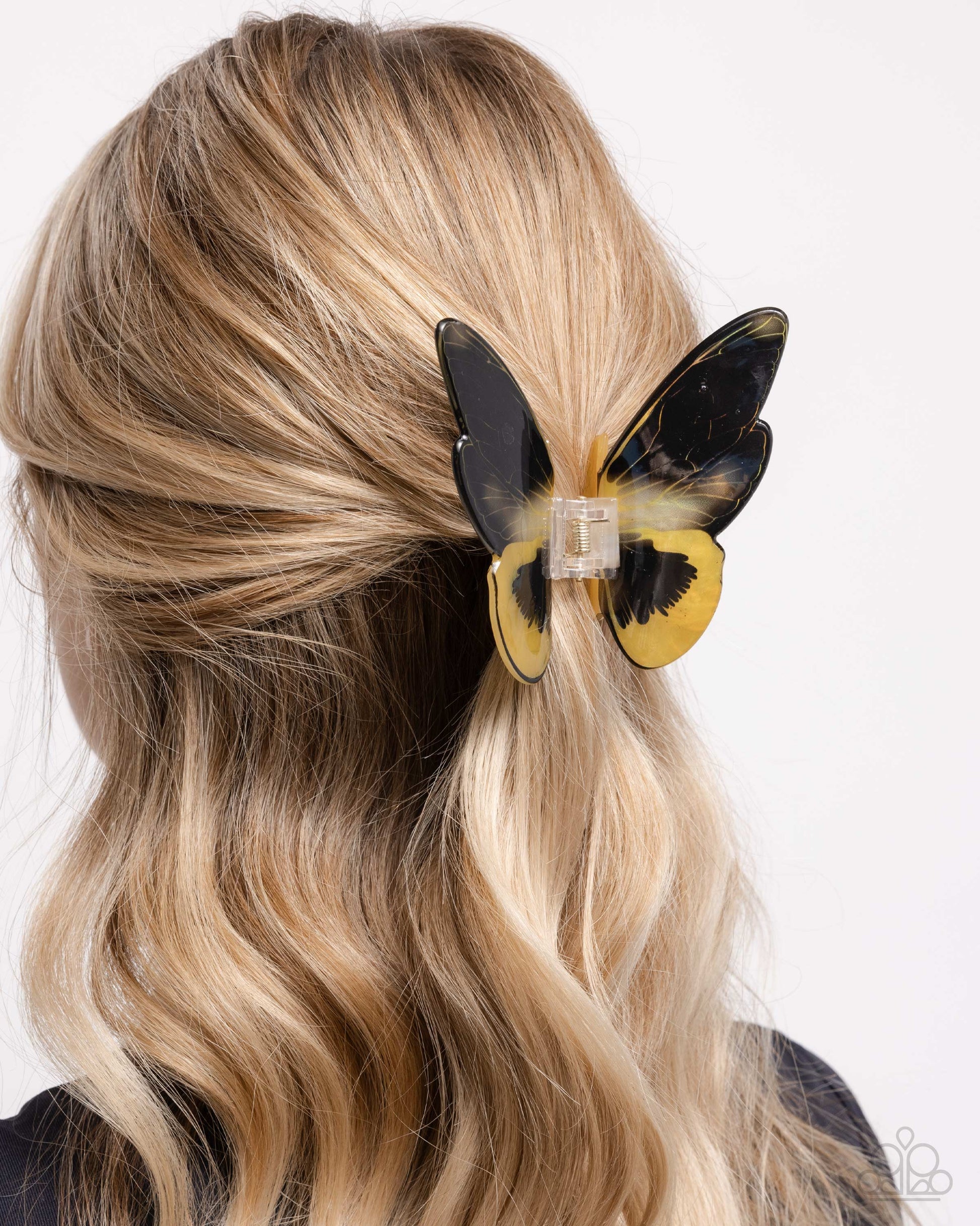Monarch Model - Yellow - Paparazzi Hair Accessories Image
