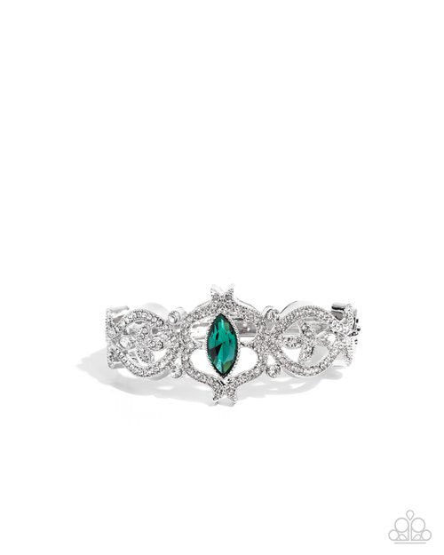Courtly Coquette - Green - Paparazzi Bracelet Image