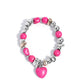 Adorably Asymmetrical - Pink - Paparazzi Bracelet Image