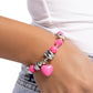 Adorably Asymmetrical - Pink - Paparazzi Bracelet Image
