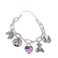 Adorably All American - Red - Paparazzi Bracelet Image