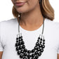 Reliant Rows - Black - Paparazzi Necklace Image