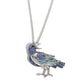 Radiant Raven - Blue - Paparazzi Necklace Image