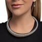 Subtle Selfie - Silver - Paparazzi Necklace Image