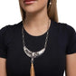 Limitless Longhorn - White - Paparazzi Necklace Image