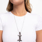 Salamander Statement - Black - Paparazzi Necklace Image