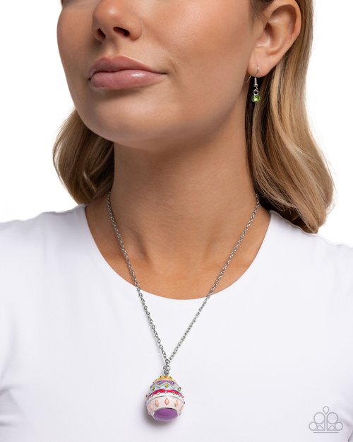 Eclectic Easter Egg - Paparazzi Necklace Image