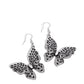 Fresh Flutter - White - Paparazzi Earring Image