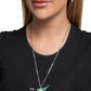 Painted Perch - Blue - Paparazzi Necklace Image
