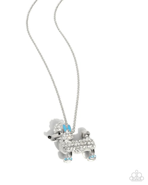 Poodle Pageantry - Blue - Paparazzi Necklace Image