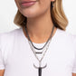 Longhorn Layers - Black - Paparazzi Necklace Image
