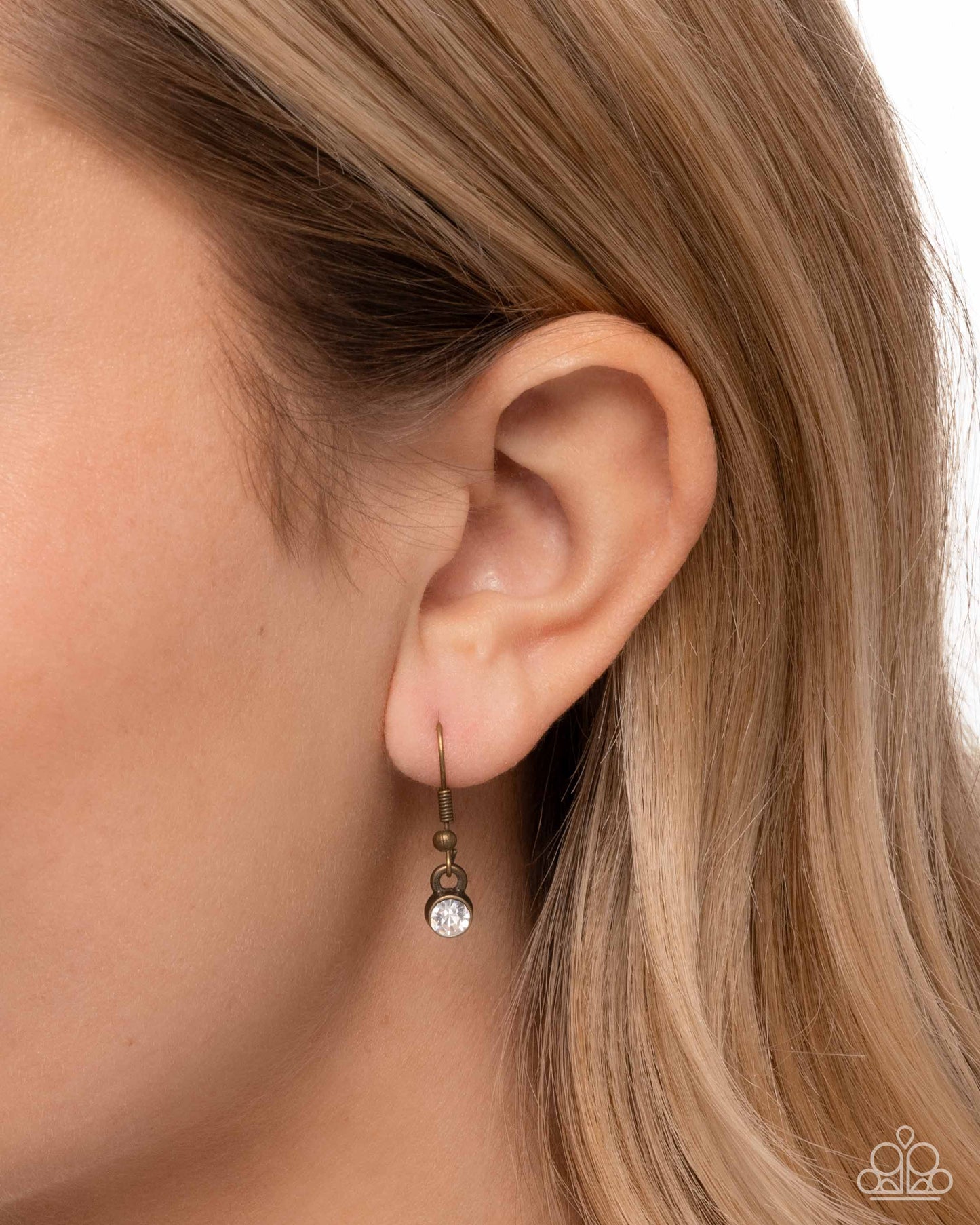 Coastal Composure - Brass - Paparazzi Necklace Image