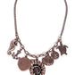 Coastal Composure - Copper - Paparazzi Necklace Image