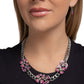 Fairy Florals - Pink - Paparazzi Necklace Image