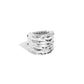 Textured Tenor - Silver - Paparazzi Ring Image