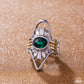 Painted Palooza - Green - Paparazzi Ring Image
