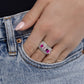Laid-Back Linear - Pink - Paparazzi Ring Image