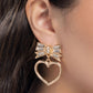 Matchmaking Model - Gold - Paparazzi Earring Image