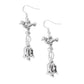 Balancing Bird - Silver - Paparazzi Earring Image