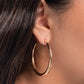 Sleek Selvage - Gold - Paparazzi Earring Image