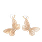 Fluttering Folk - Gold - Paparazzi Earring Image