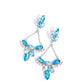 Carefree Chandelier - Blue - Paparazzi Earring Image