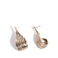 Curly Comfort - Gold - Paparazzi Earring Image