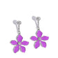 Floral Fleet - Purple - Paparazzi Earring Image