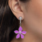 Floral Fleet - Purple - Paparazzi Earring Image