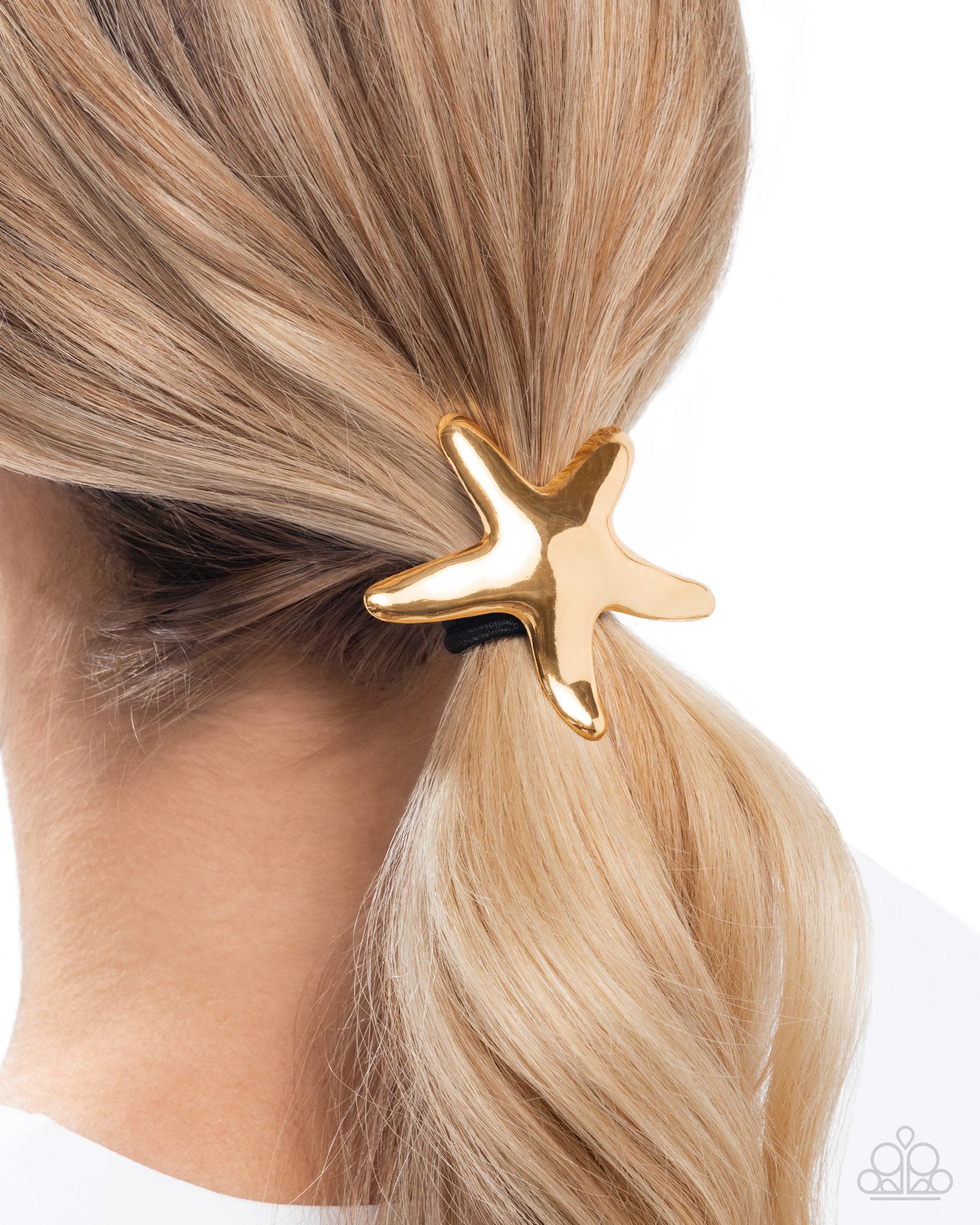 Sleek Starfish - Gold - Paparazzi Hair Accessories Image