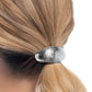 Iconic Indentation - Silver - Paparazzi Hair Accessories Image