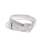 Belted Brilliance - White - Paparazzi Bracelet Image