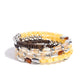 Eclectic Empire - Yellow - Paparazzi Bracelet Image