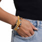 Eclectic Empire - Yellow - Paparazzi Bracelet Image