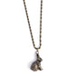 Dont Worry, Be HOPPY - Brass - Paparazzi Necklace Image