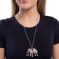Educated Elephant - Purple - Paparazzi Necklace Image