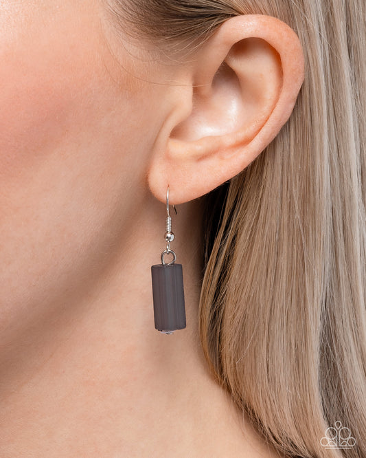 Cylindrical Craze - Silver - Paparazzi Necklace Image