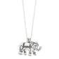 Elaborate Elephant - Silver - Paparazzi Necklace Image