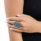 Polished Peacock - Blue - Paparazzi Ring Image