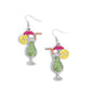 Delightful Daiquiri - Green - Paparazzi Earring Image