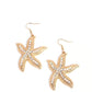 Seize the Starfish - Gold - Paparazzi Earring Image