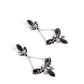 Carefree Chandelier - Black - Paparazzi Earring Image