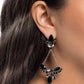 Carefree Chandelier - Black - Paparazzi Earring Image