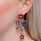 Whimsical Weekend - Red - Paparazzi Earring Image