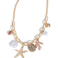 Coral Collection - Gold - Paparazzi Necklace Image