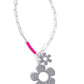 Seeing FLORAL - Pink - Paparazzi Necklace Image