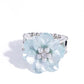 Pinched Petals - Blue - Paparazzi Ring Image