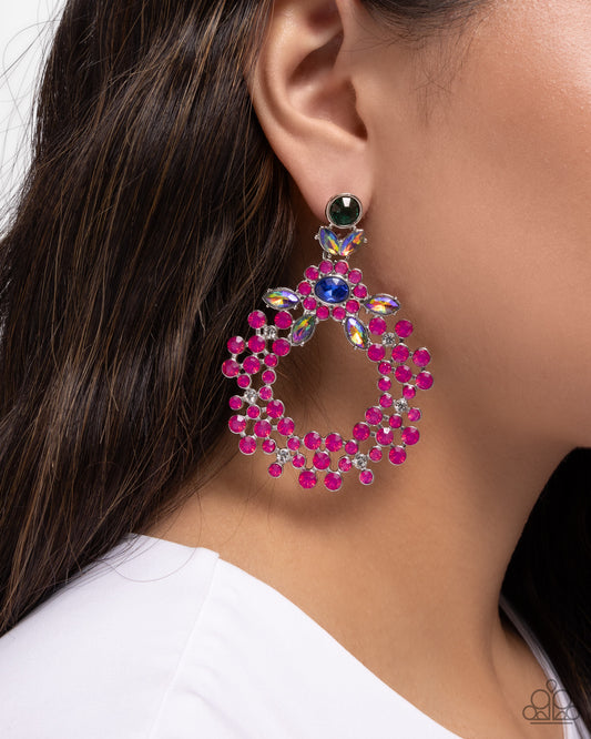 Opalescent Opulence - Earrings - Paparazzi Earring Image