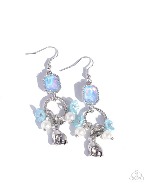 Malibu Melody - Blue - Paparazzi Earring Image